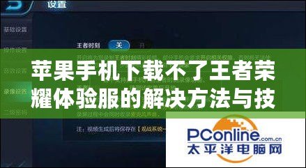 蘋果手機(jī)下載不了王者榮耀體驗(yàn)服的解決方法與技巧