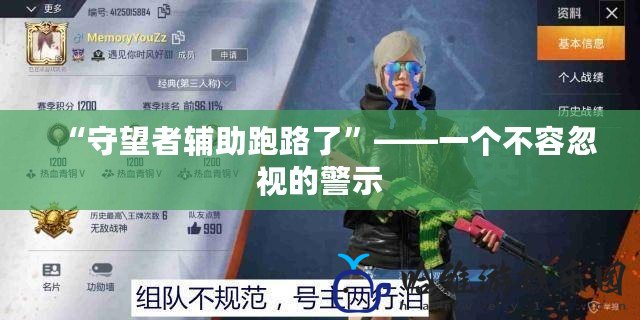 “守望者輔助跑路了”——一個(gè)不容忽視的警示