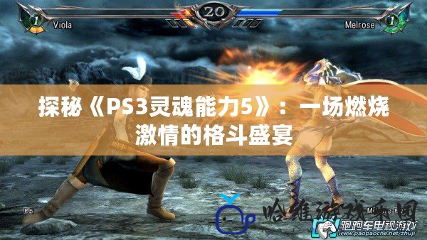 探秘《PS3靈魂能力5》：一場燃燒激情的格斗盛宴