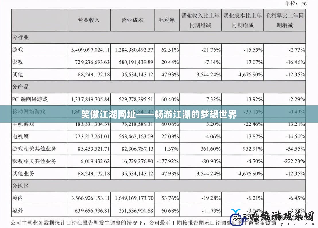 笑傲江湖網址——暢游江湖的夢想世界