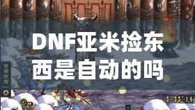 DNF亞米撿東西是自動的嗎？揭秘DNF新玩法，讓你輕松享受全新體驗！