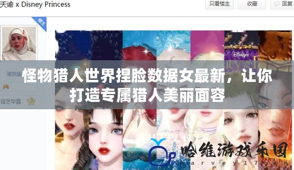 怪物獵人世界捏臉數(shù)據(jù)女最新，讓你打造專屬獵人美麗面容