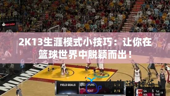 2K13生涯模式小技巧：讓你在籃球世界中脫穎而出！