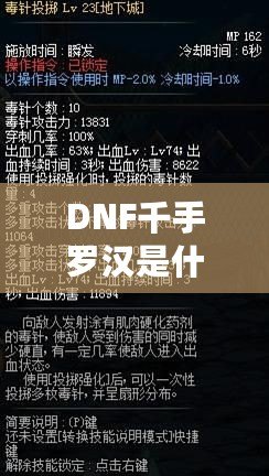 DNF千手羅漢是什么職業裝備？全面解析與推薦