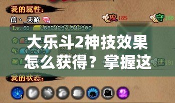 大樂斗2神技效果怎么獲得？掌握這幾大秘訣，讓你輕松成為游戲高手！