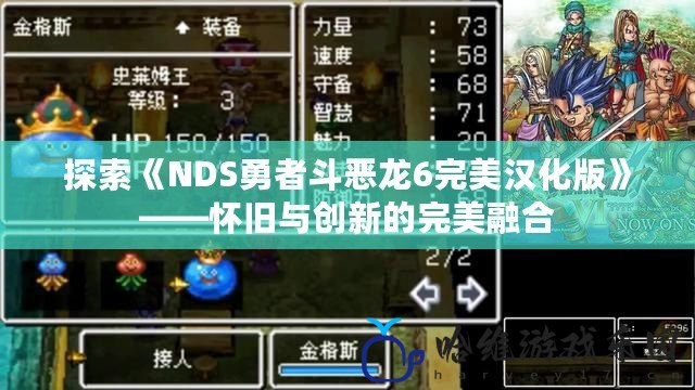 探索《NDS勇者斗惡龍6完美漢化版》——懷舊與創(chuàng)新的完美融合