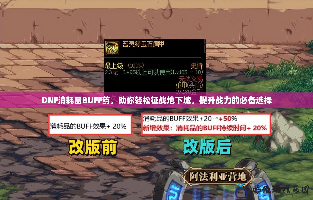 DNF消耗品BUFF藥，助你輕松征戰地下城，提升戰力的必備選擇