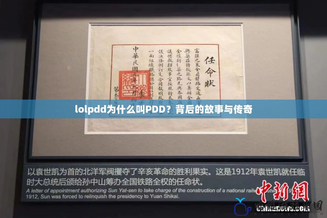 lolpdd為什么叫PDD？背后的故事與傳奇