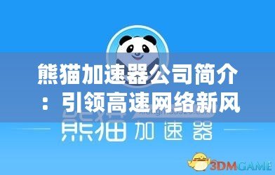 熊貓加速器公司簡介：引領(lǐng)高速網(wǎng)絡(luò)新風(fēng)潮