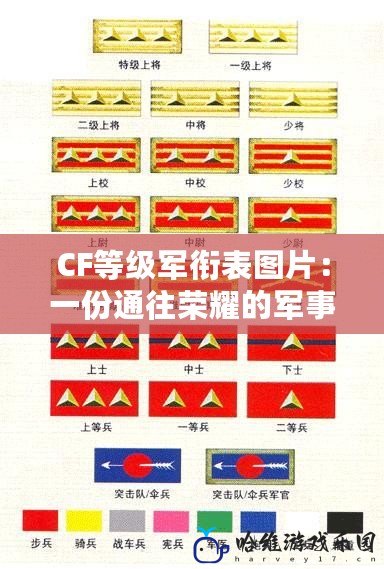 CF等級軍銜表圖片：一份通往榮耀的軍事征途