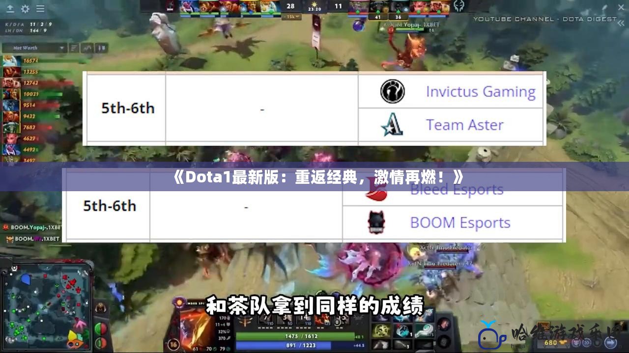 《Dota1最新版：重返經典，激情再燃！》