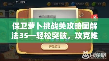 保衛蘿卜挑戰關攻略圖解法35—輕松突破，攻克難關的終極秘籍