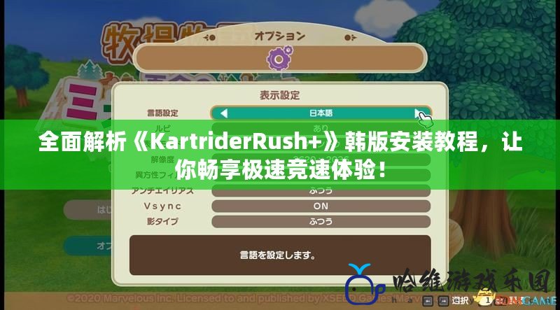 全面解析《KartriderRush+》韓版安裝教程，讓你暢享極速競速體驗！