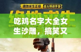 吃雞名字大全女生沙雕，搞笑又有趣，讓你成為吃雞戰場最亮眼的存在！