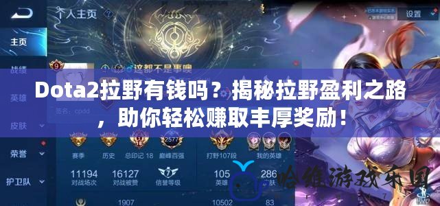 Dota2拉野有錢嗎？揭秘拉野盈利之路，助你輕松賺取豐厚獎勵！