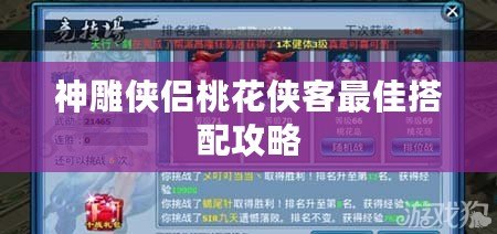 神雕俠侶桃花俠客最佳搭配攻略