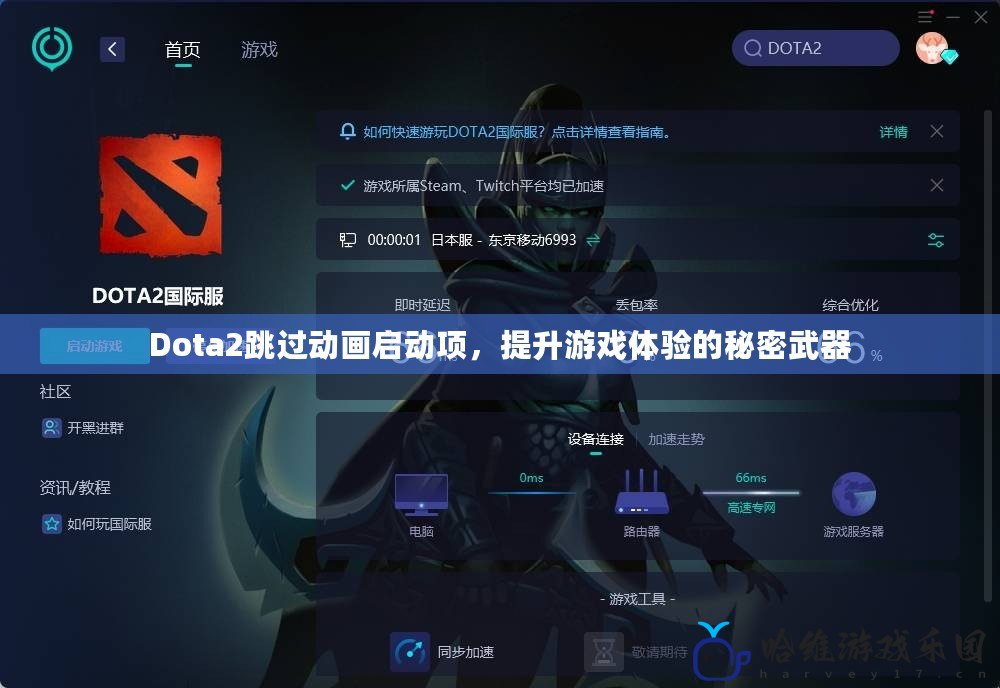 Dota2跳過動畫啟動項，提升游戲體驗的秘密武器