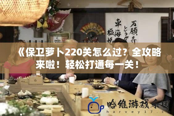 《保衛(wèi)蘿卜220關(guān)怎么過(guò)？全攻略來(lái)啦！輕松打通每一關(guān)！