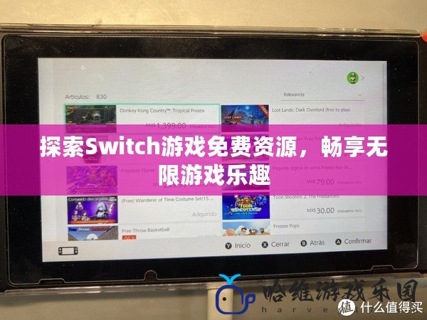 探索Switch游戲免費(fèi)資源，暢享無限游戲樂趣