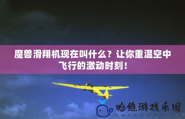 魔獸滑翔機(jī)現(xiàn)在叫什么？讓你重溫空中飛行的激動(dòng)時(shí)刻！